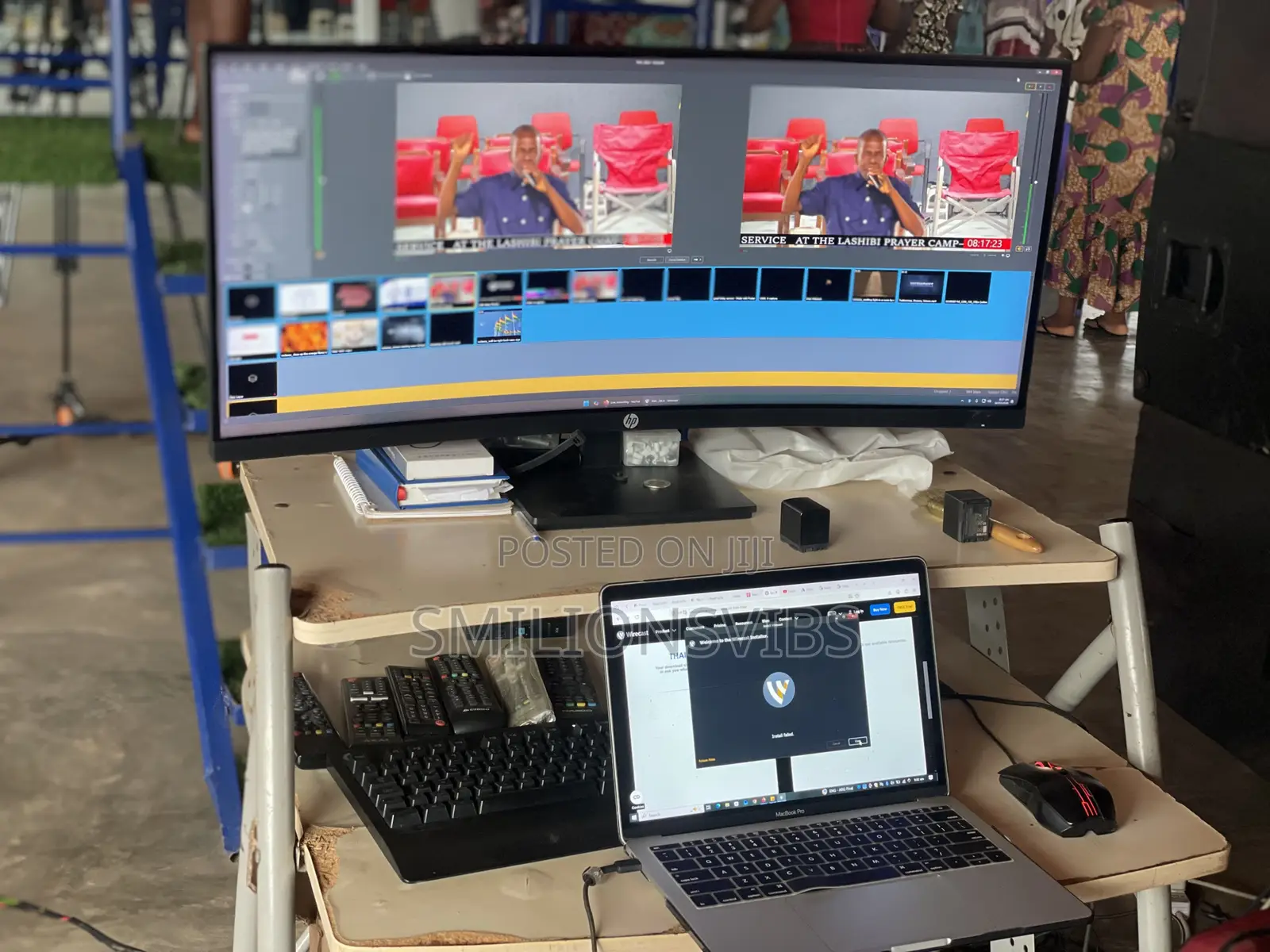 Professional Live Event Broadcasting Service