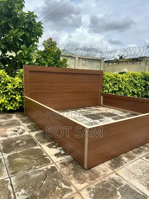 #0032 Queen Size Bedframe Made With Laminated Board