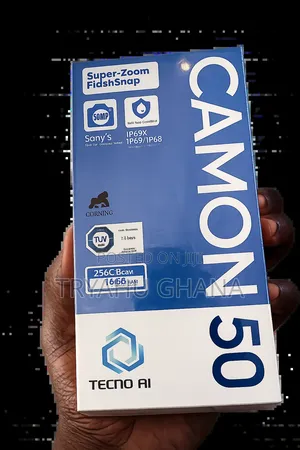 New Tecno Camon 50 256 GB Black