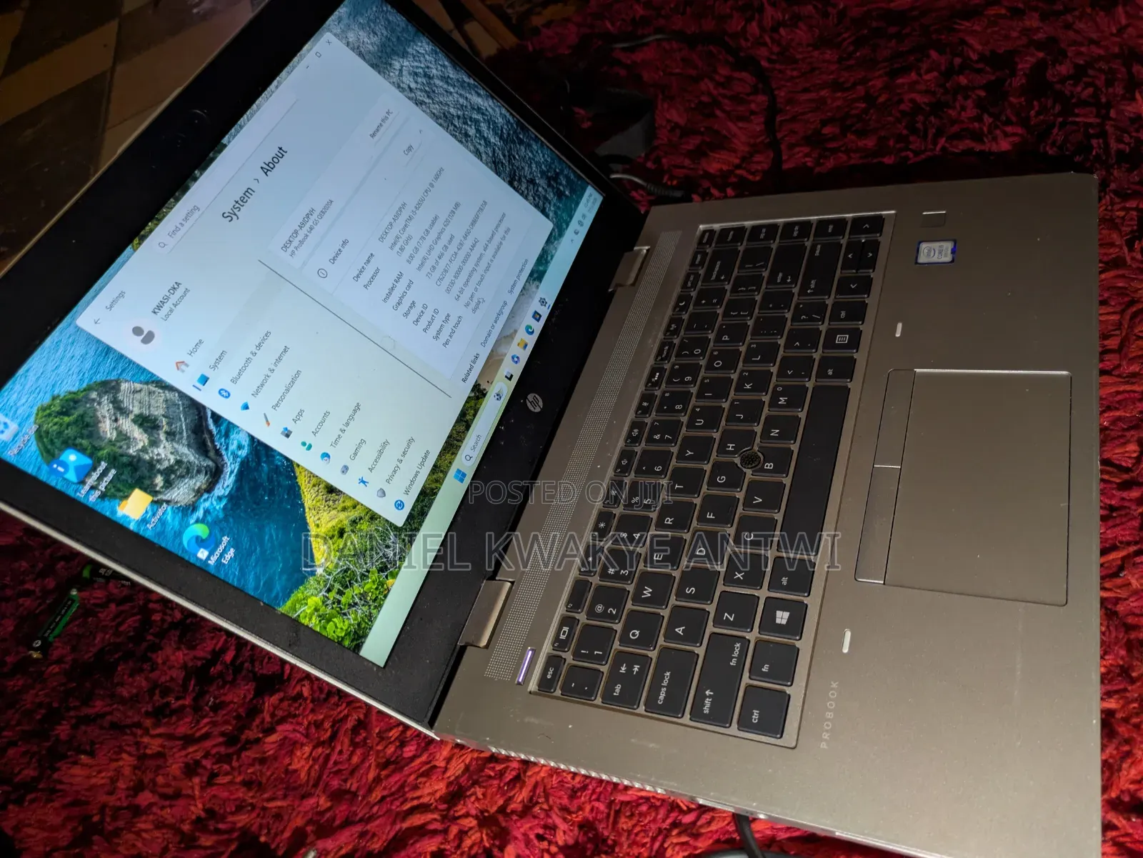 Laptop HP ProBook 640 G5 8GB Intel Core i5 SSD 256GB