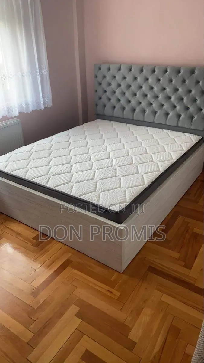 Laminated Queen Size Bed Frame Mattress