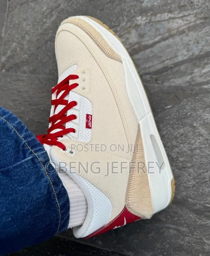 Original Levi’s Air Jordan 3 Light Brown