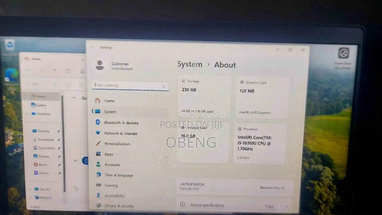 Laptop Dell Latitude 5410 16GB Intel Core i5 SSD 256GB