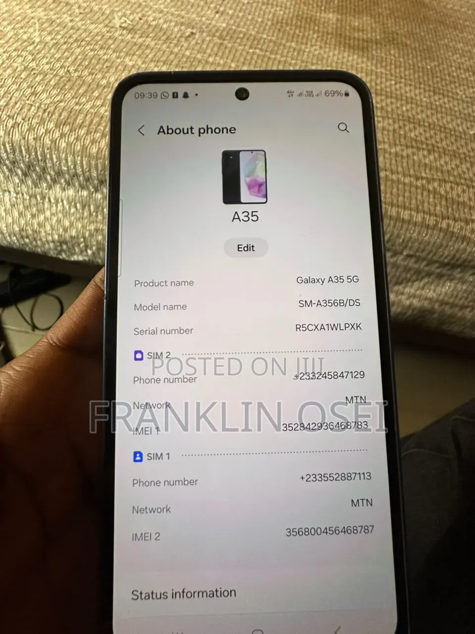 Samsung Galaxy A35 128 GB