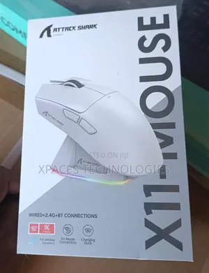 Attack Sharrk X11 Mouse Wireless 2.4g+Bt Connection With Charging Dock