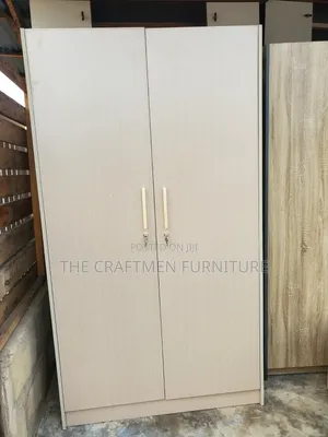 Foreign Wood Laminated 2 Doors Wardrobe.