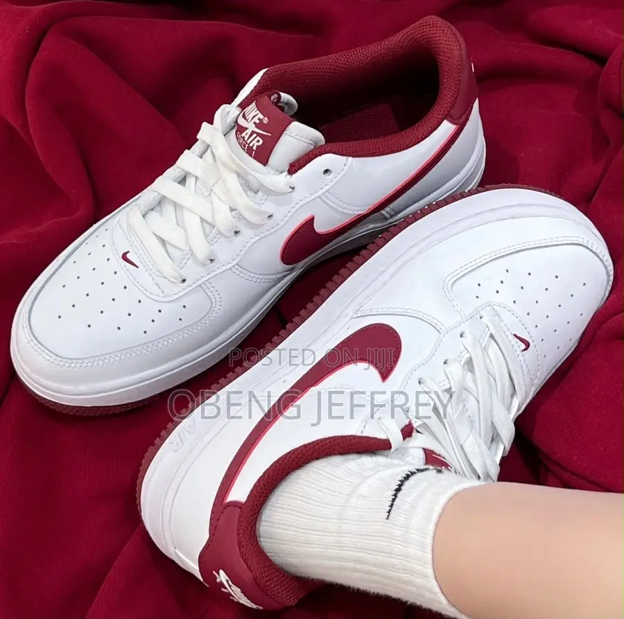 Original Airforce 1 Team Red Swoosh