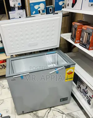 Extremely Classic TCL Single Door Chest Freezer(Gray)200Liters