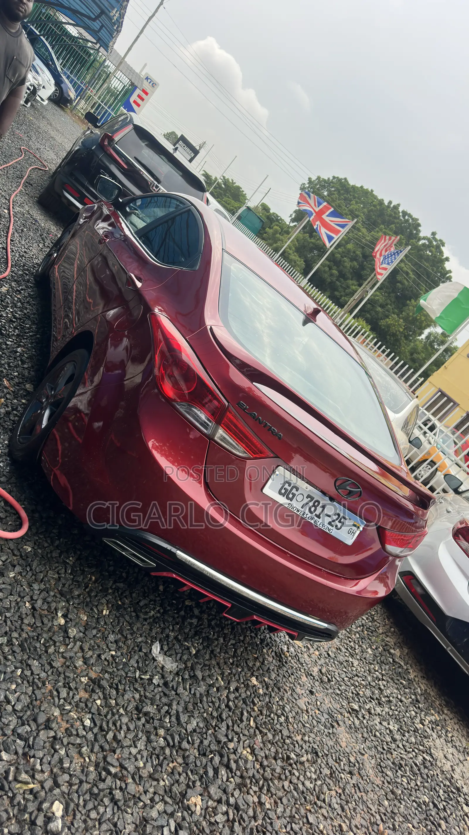 Hyundai Elantra SE 4dr Sedan (1.8L 4cyl 6A) 2014 Red