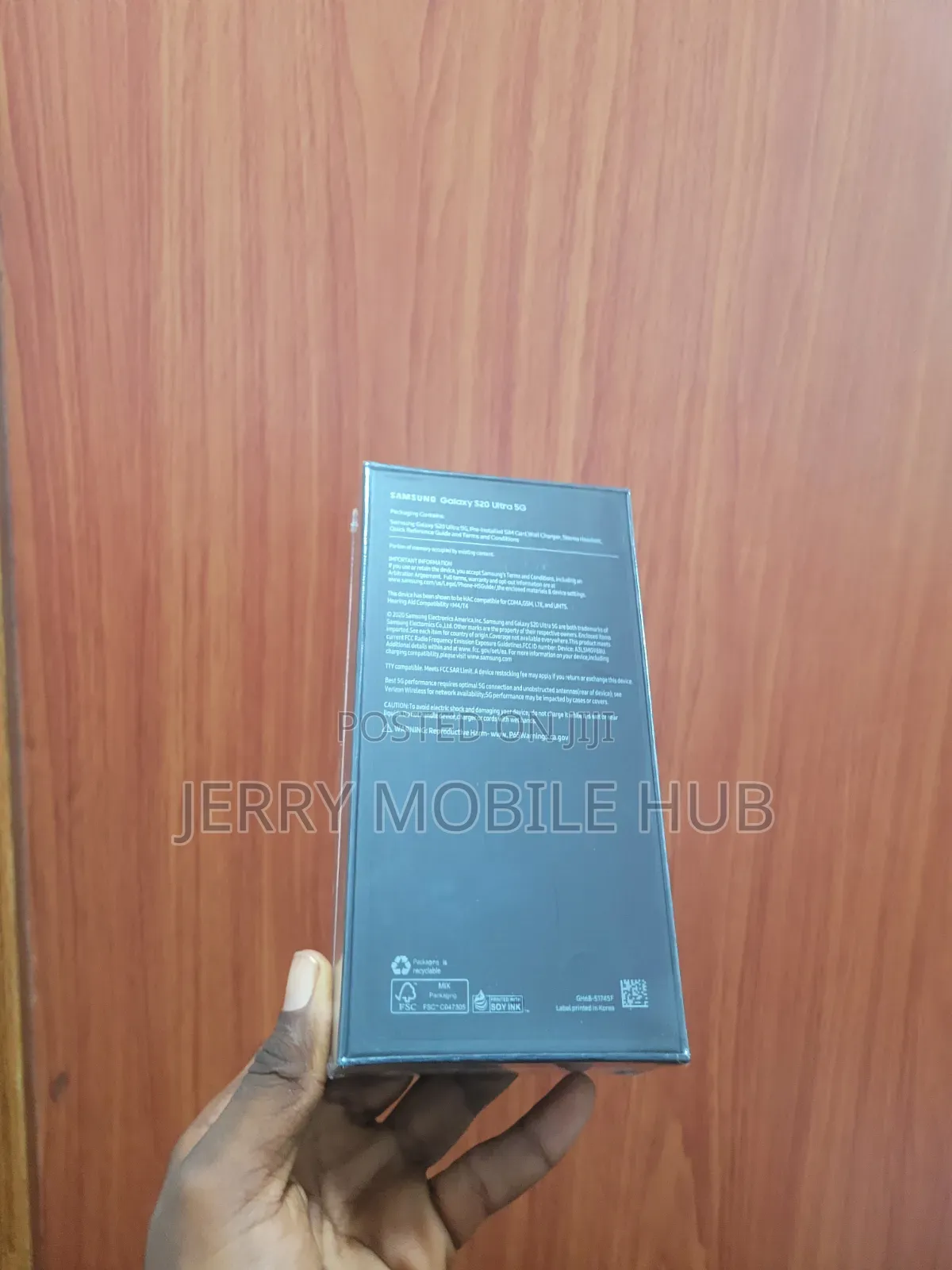 New Samsung Galaxy S20 Ultra 5G 128 GB Black