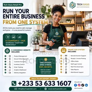 All-in-One System: A Professional Website + Smart POS System