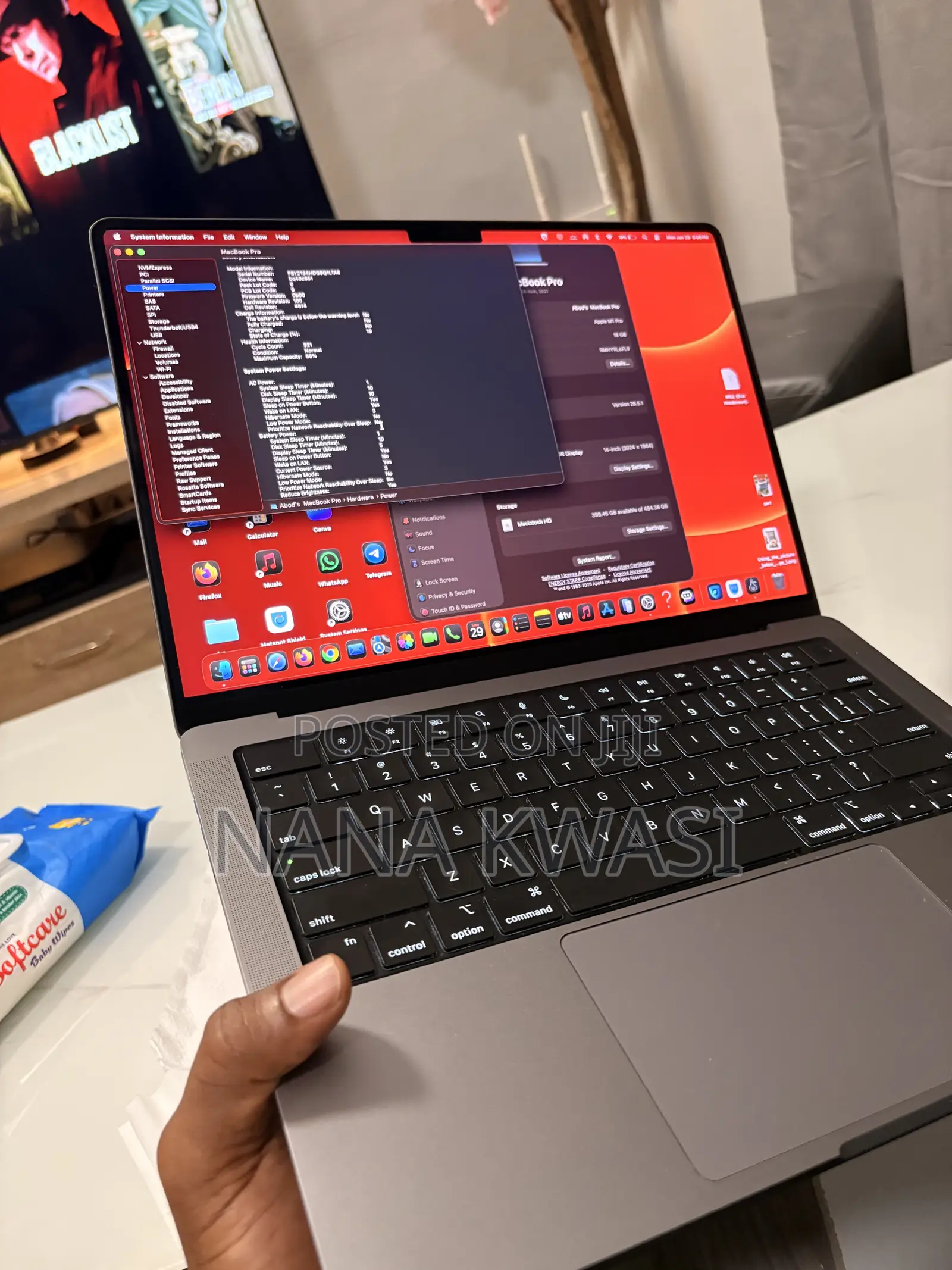 Laptop Apple MacBook Pro 2021 M1 16GB Apple M1 Pro SSD 512GB