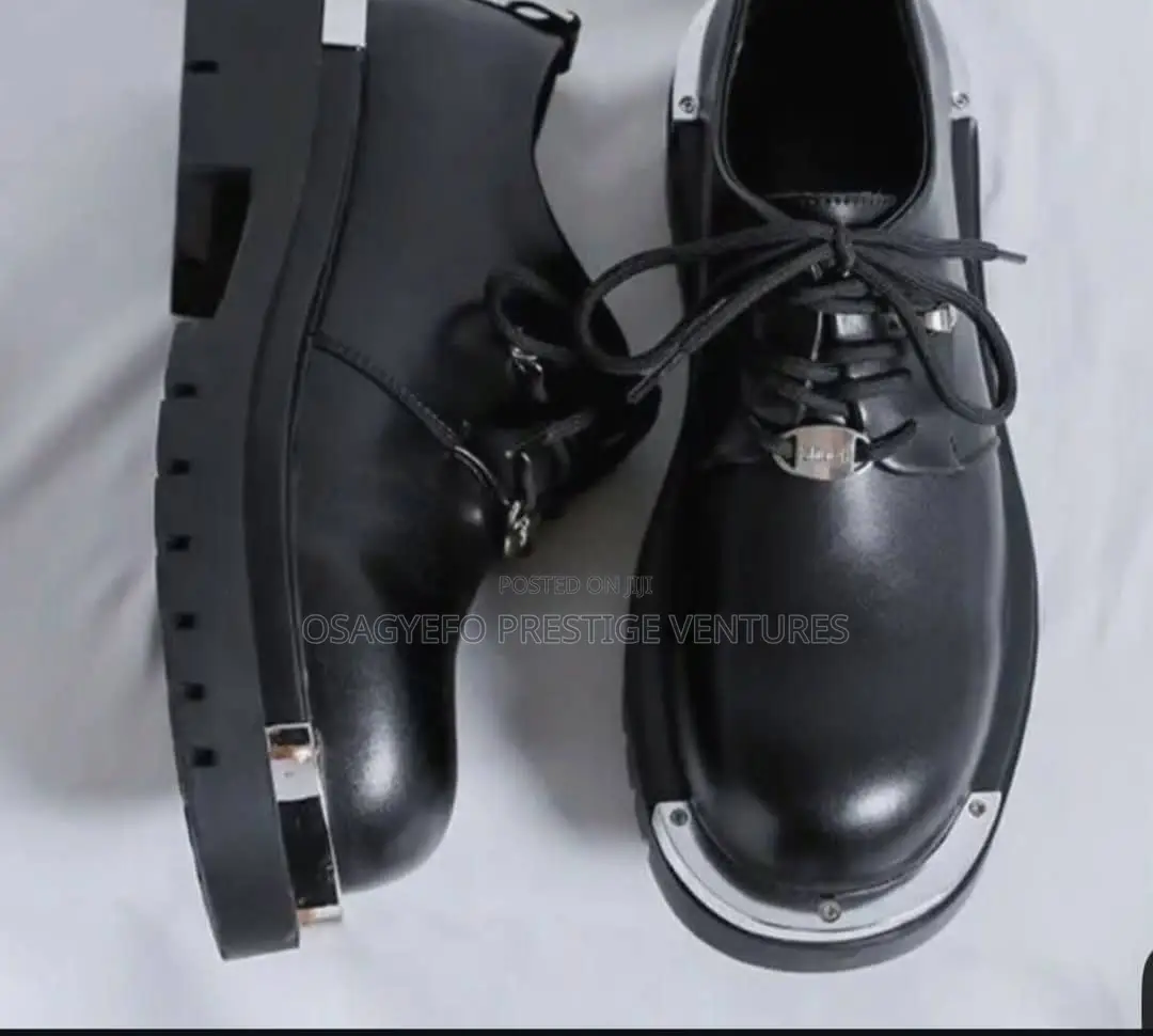 High-Gloss Patent Leather Finish Oxfords Shoes