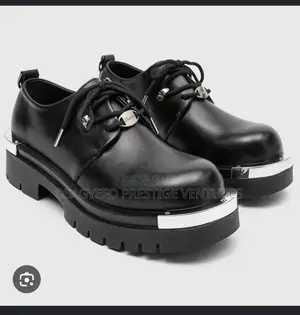 High-Gloss Patent Leather Finish Oxfords Shoes