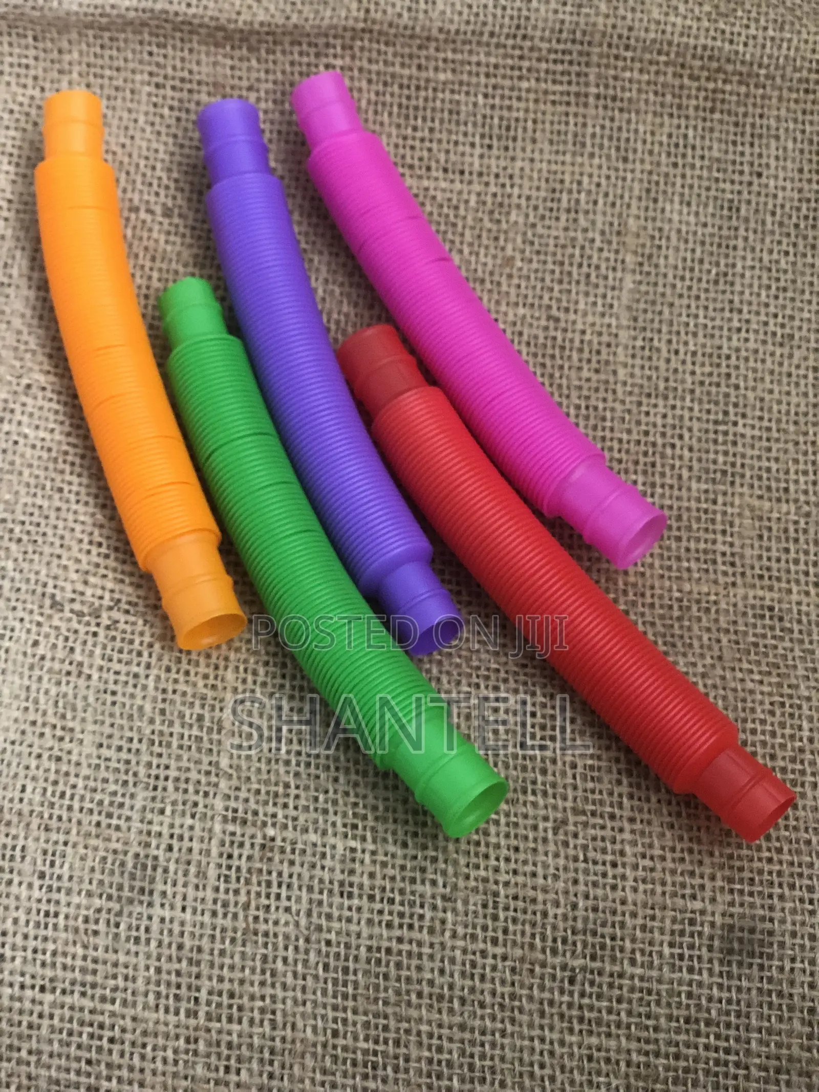Pop Tube Fidget Toy - Pack of 5 Colors
