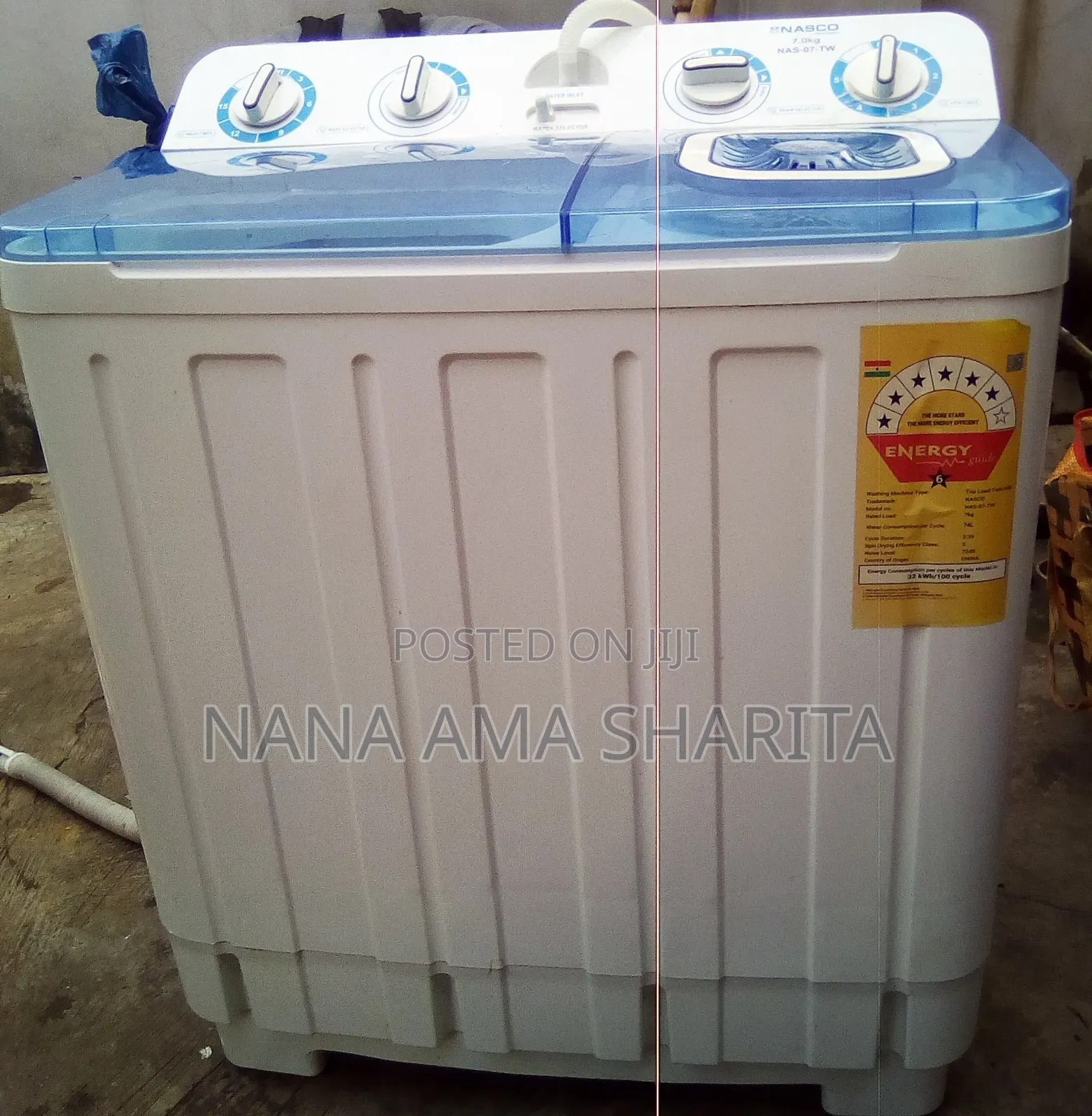 Slightly Used Nasco 7kg Washing Machine