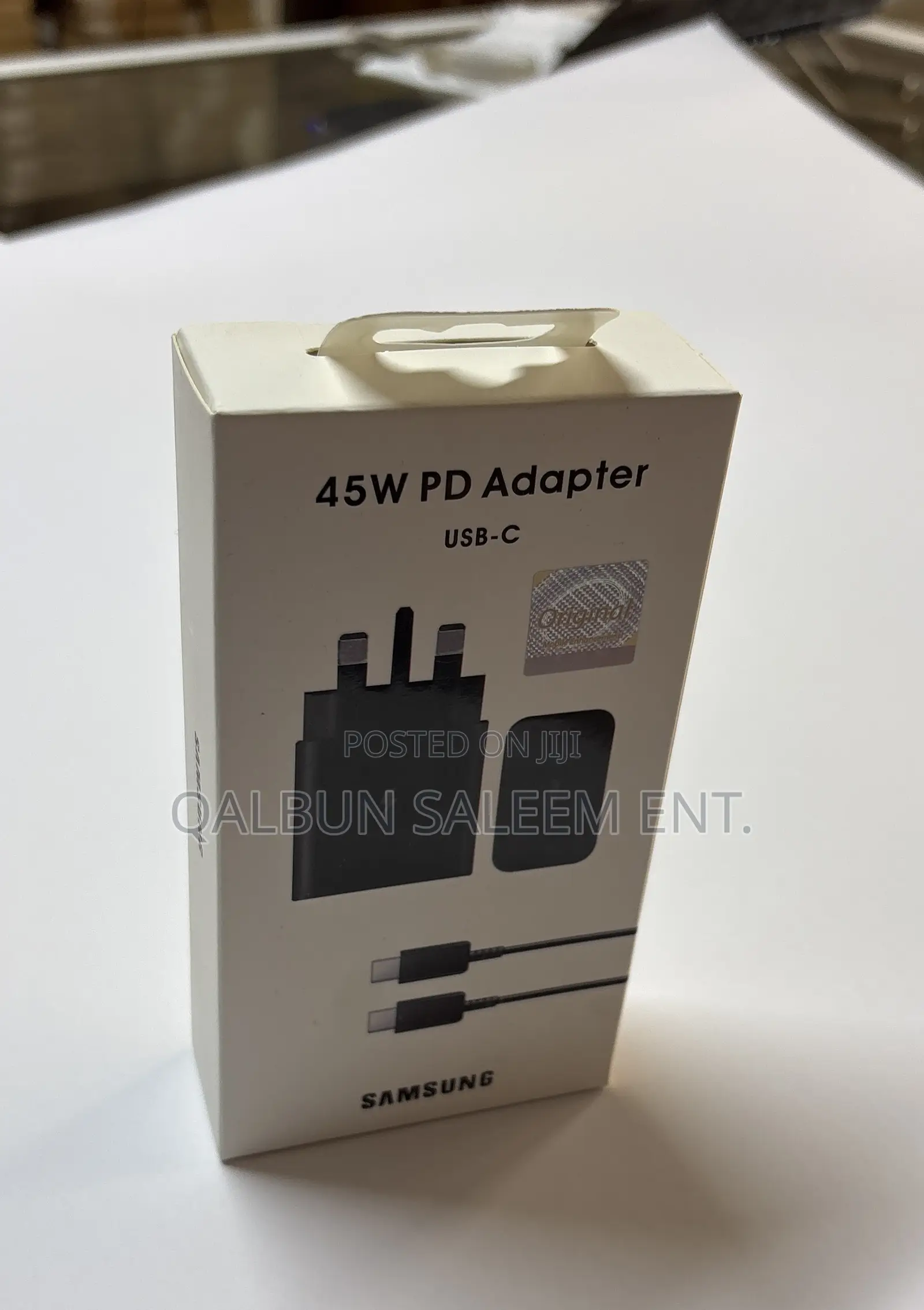Original Samsung 45W PD Type-C to Type-C Super Fast Complete Charger