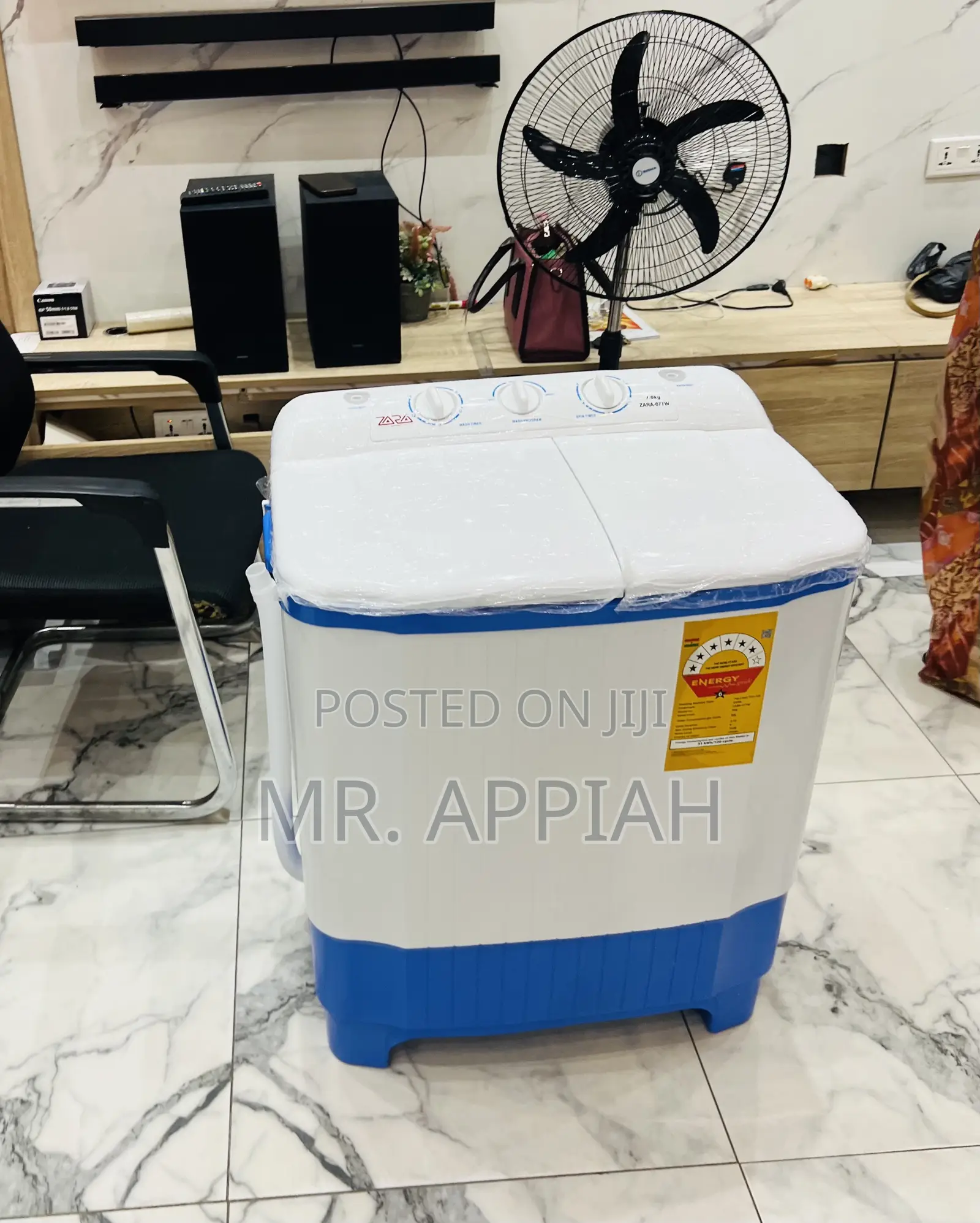 Spin Timer Zara 7kg Electric Washing Machine 