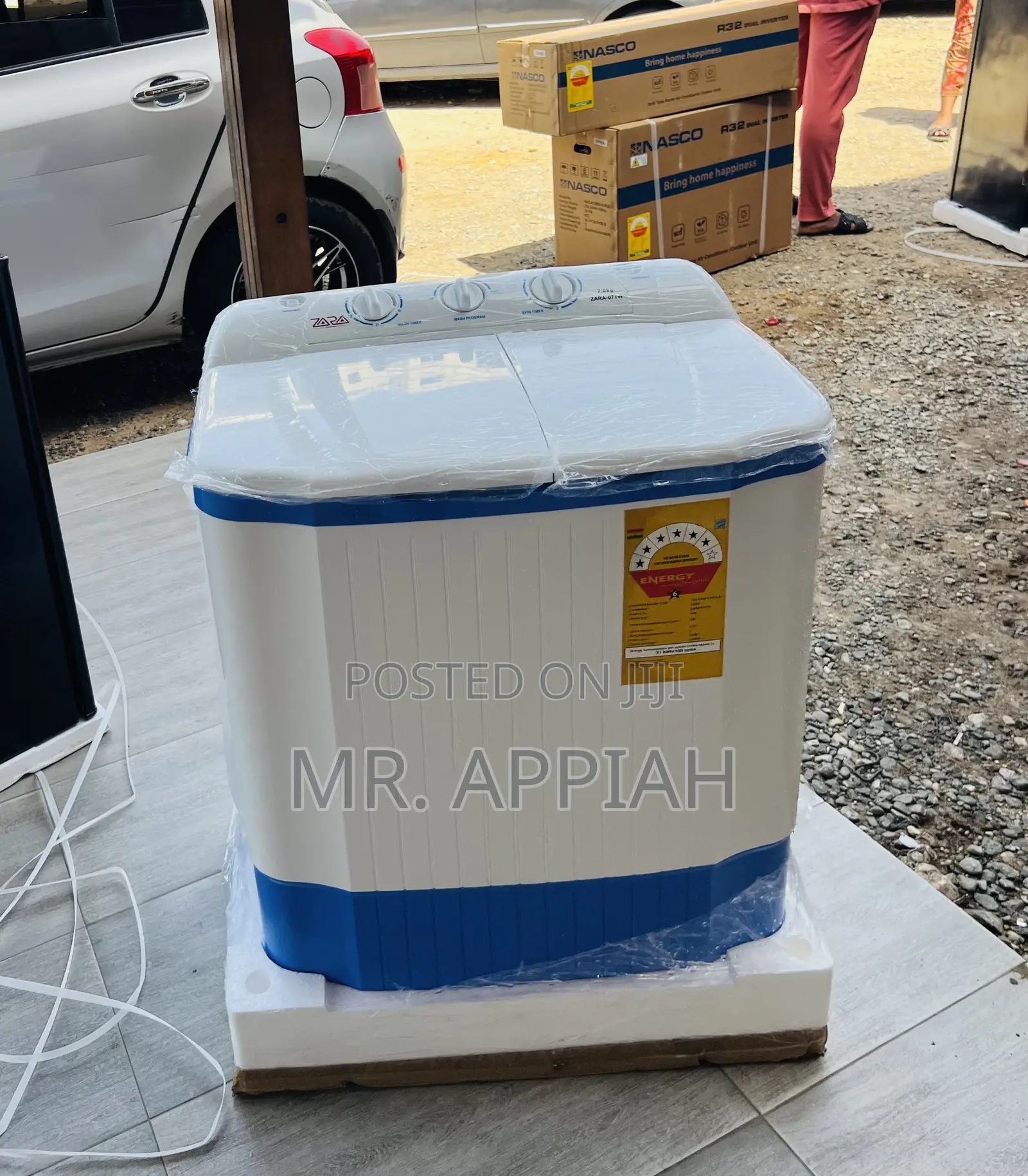Affordable Zara 7kg Washing Machine With Spin Timer 