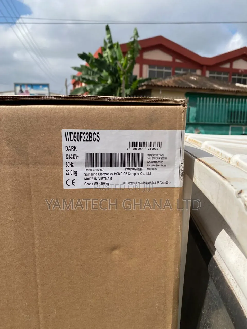 Samsung 21kg/11kg Dryer Front Load Commercial Laundry Washing Machine