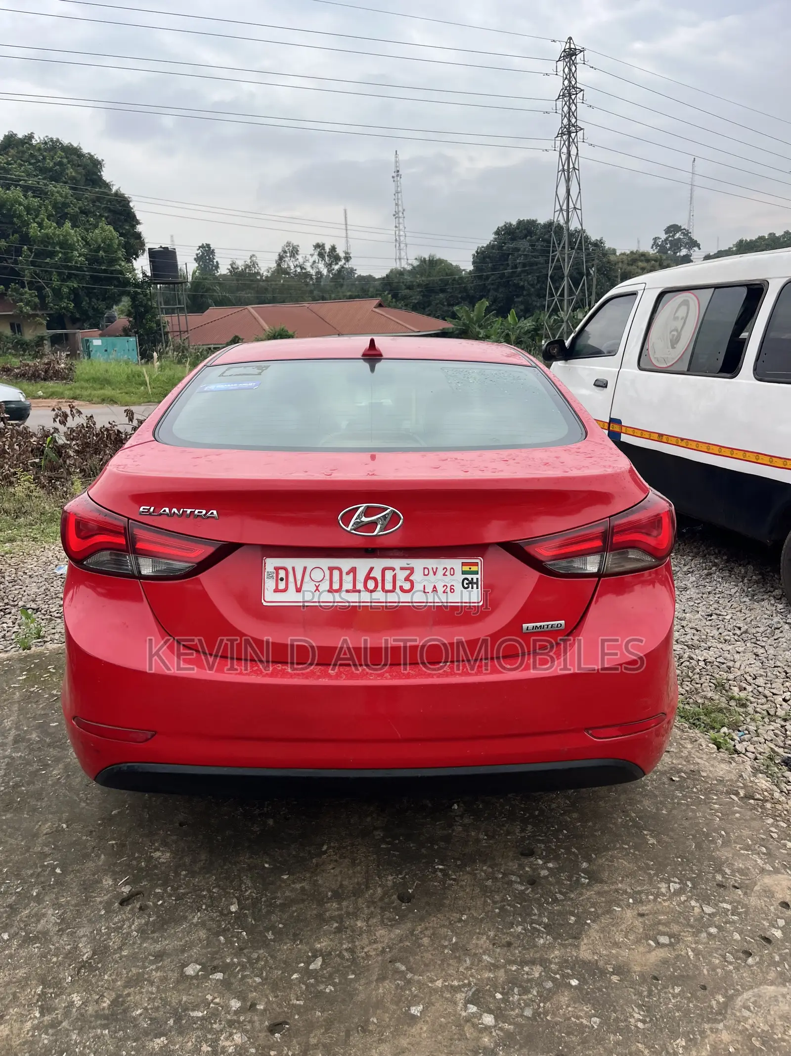 Hyundai Elantra Limited 4dr Sedan (1.8L 4cyl 6A) 2014 Red