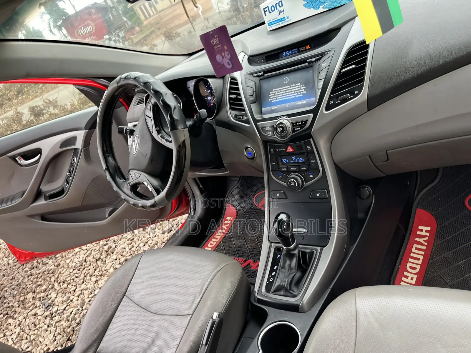 Hyundai Elantra Limited 4dr Sedan (1.8L 4cyl 6A) 2014 Red