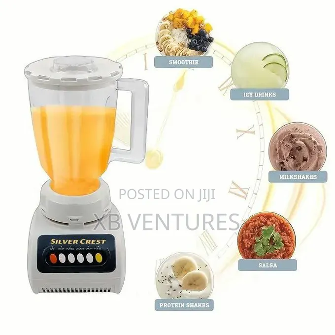 SILVER Crest CREST 1.5L Quality High Powerful Blender 2 in 1