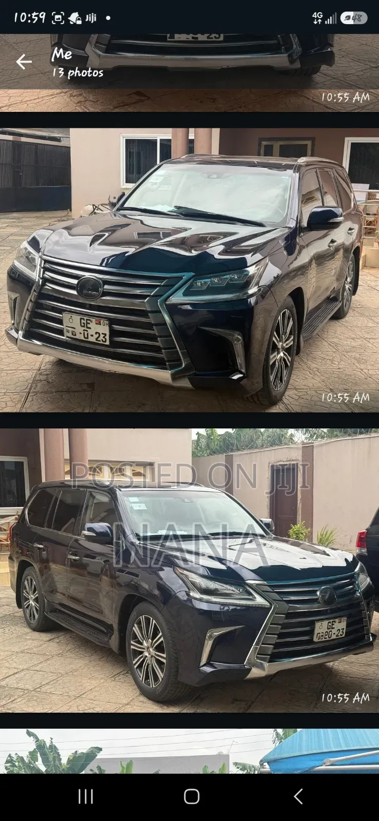 Lexus LX 2019 Blue