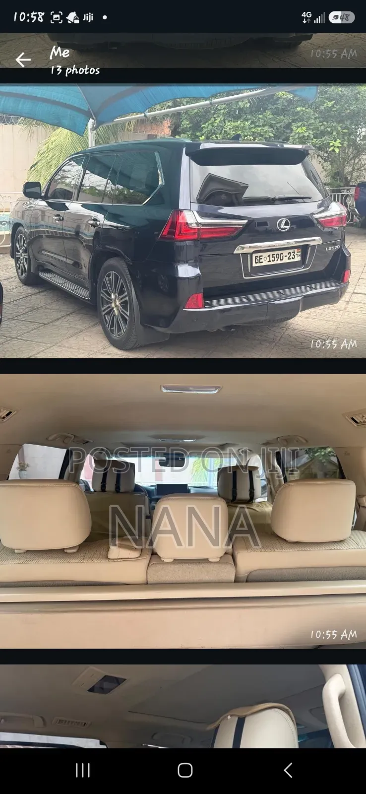 Lexus LX 2019 Blue