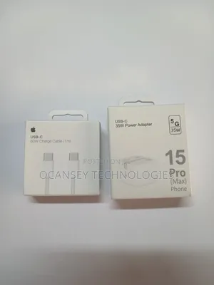 Original iPhone 35W Fast Charger With New Type-C to Type-C 1m Cable