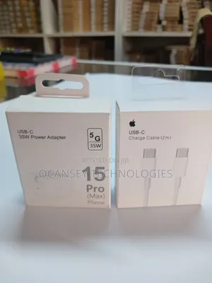 Original iPhone 35W Fast Charger With New Type-C to Type-C 2m Cable