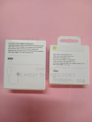 Original iPhone 20W 3-Pin Fast Head With Type-C to Type-C 1m Cable