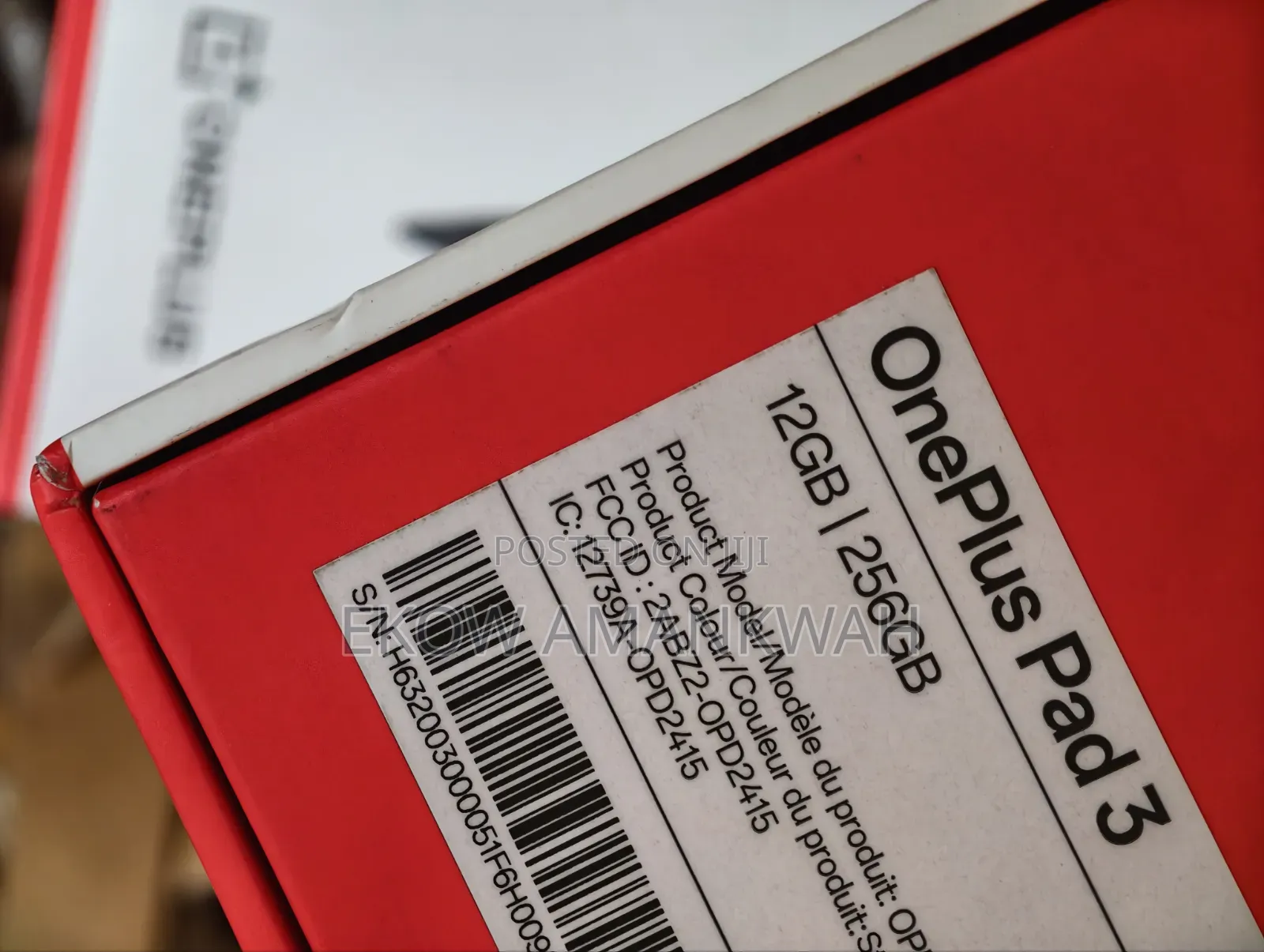 New OnePlus Pad 3 256 GB Gray