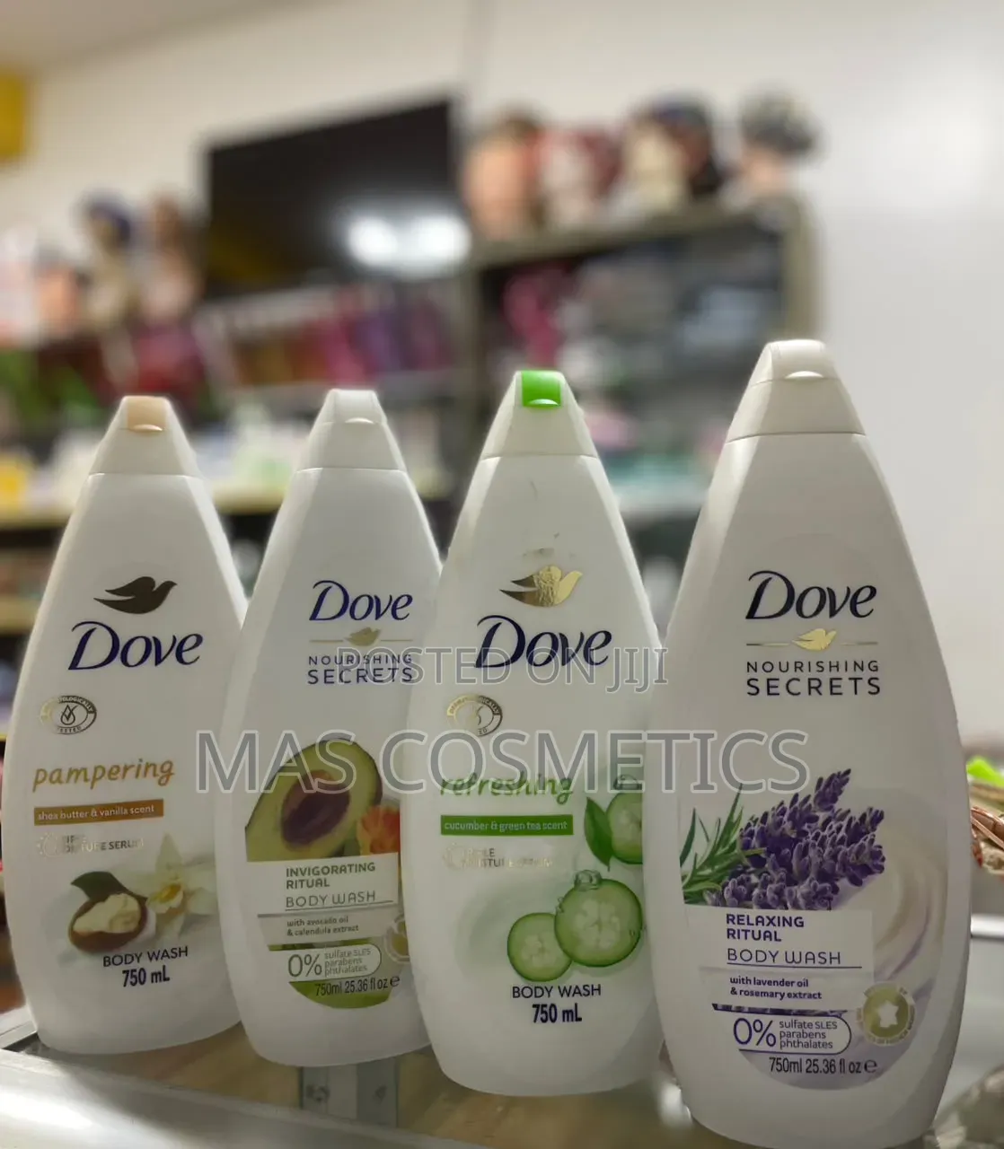 Dove Shower Gels - 750ml / 500ml