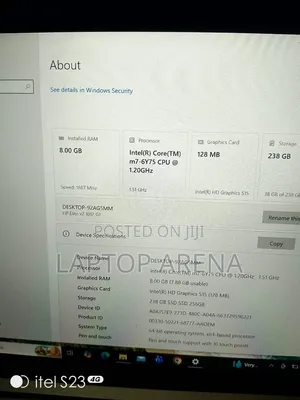 New Laptop HP Envy X2 8GB Intel Core i5 SSD 256GB