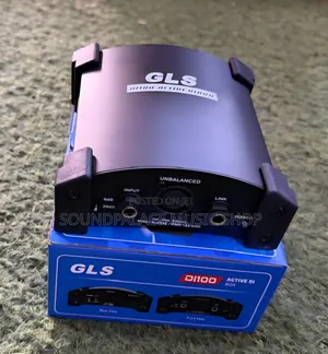 GLS DI100 Active DI Box Used for Audio Signal Conversion.