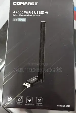 Comfast Ax600 Wifi6 USB Adapter Cf-941f