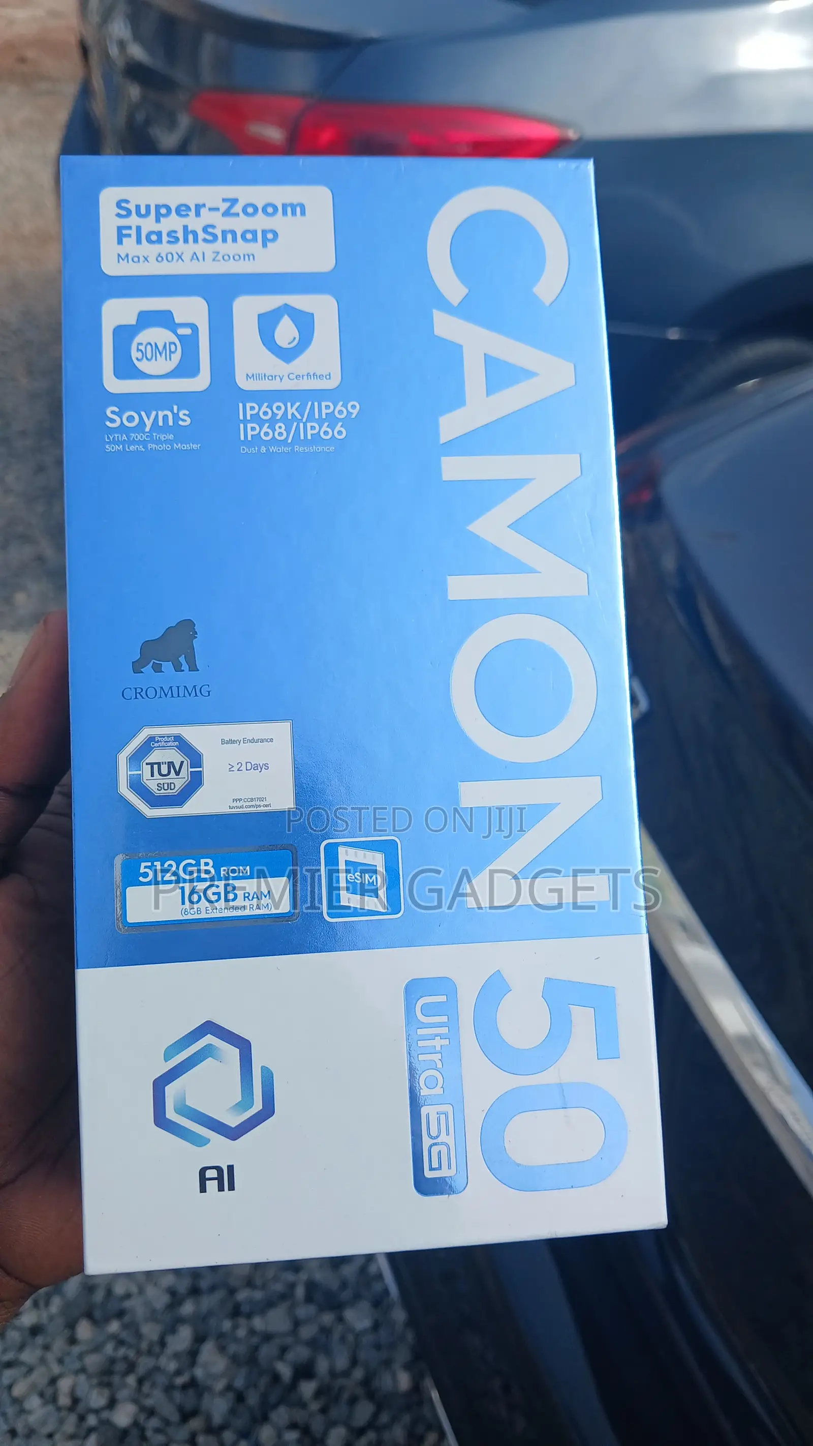 New Tecno Camon 50 Ultra 512 GB Black