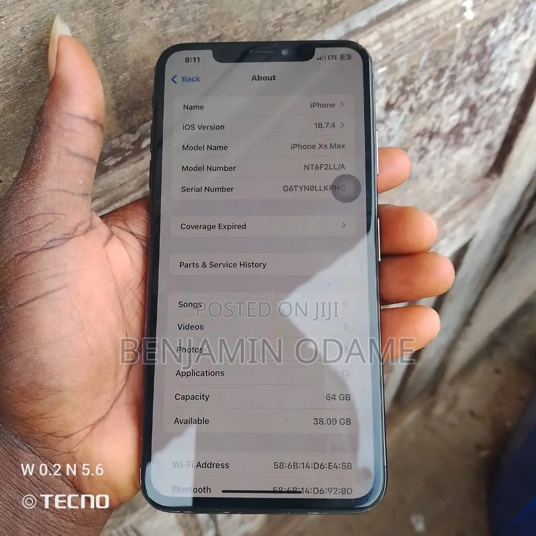 Apple iPhone XS Max 64 GB Silver