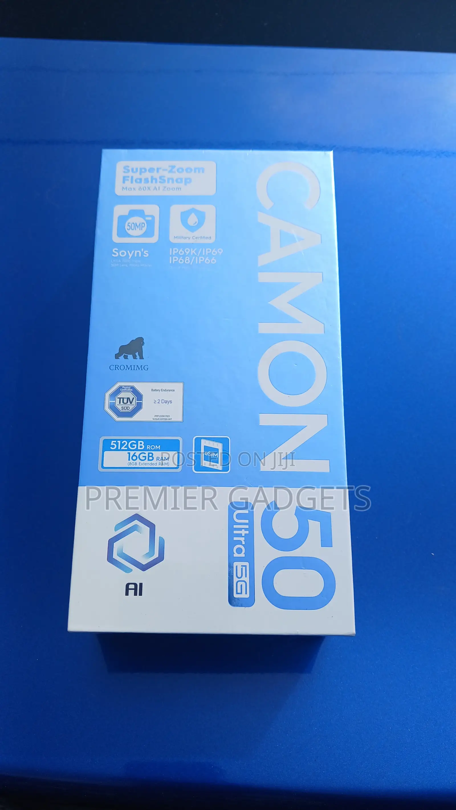 New Tecno Camon 50 Ultra 512 GB Black
