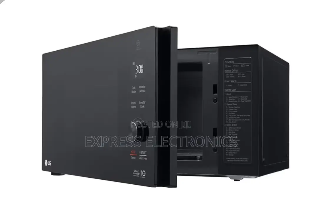 Microwave Oven 42L, Smart Inverter, Even Heating and Easy Clean, Black