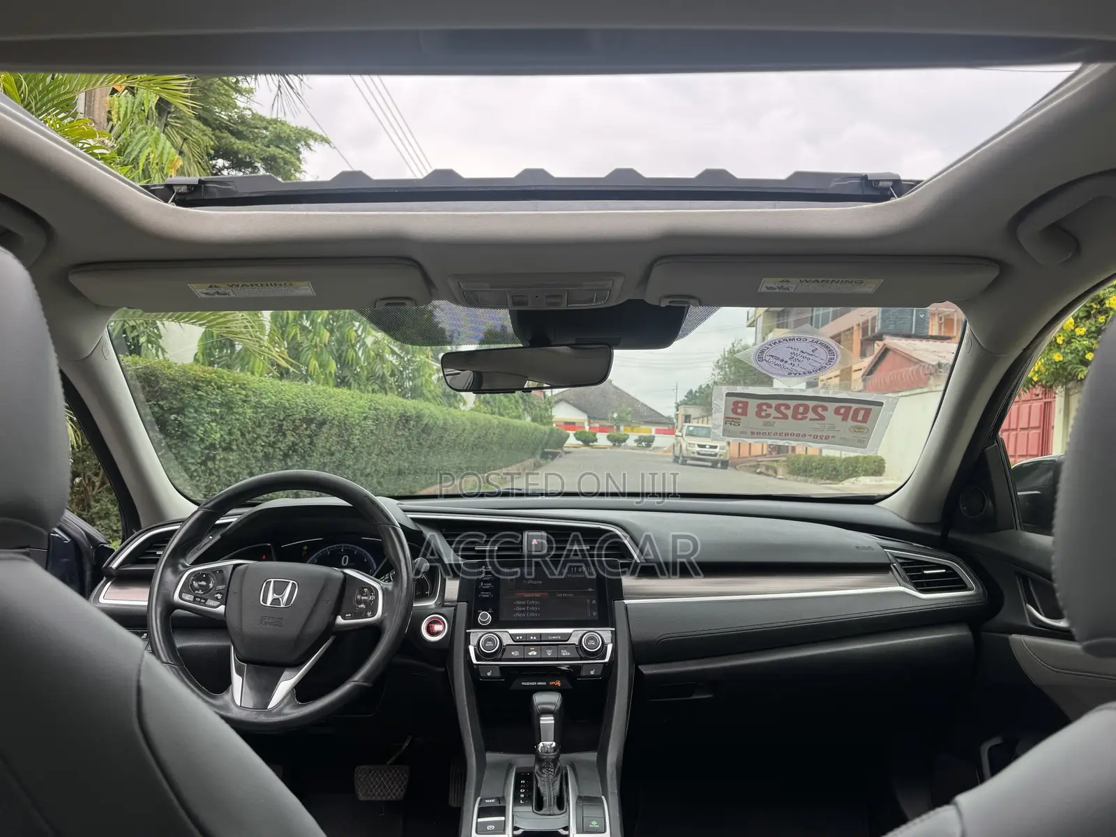 Honda Civic EX-L Sedan 2019 Blue