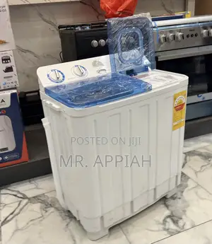 Extremely Classic Nasco 7kg Washing Machine With Transparent Lid.
