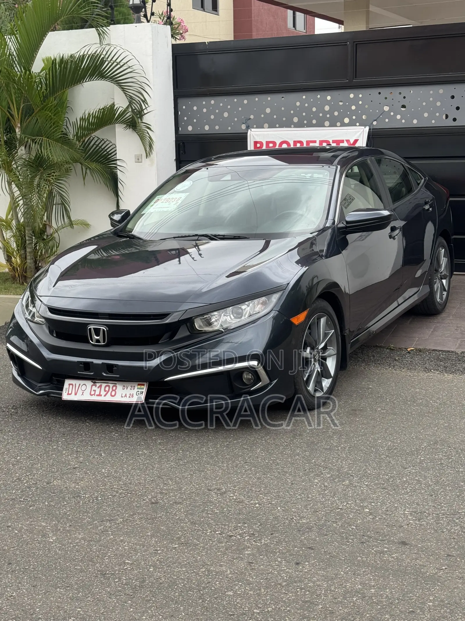 Honda Civic EX-L Sedan 2019 Blue