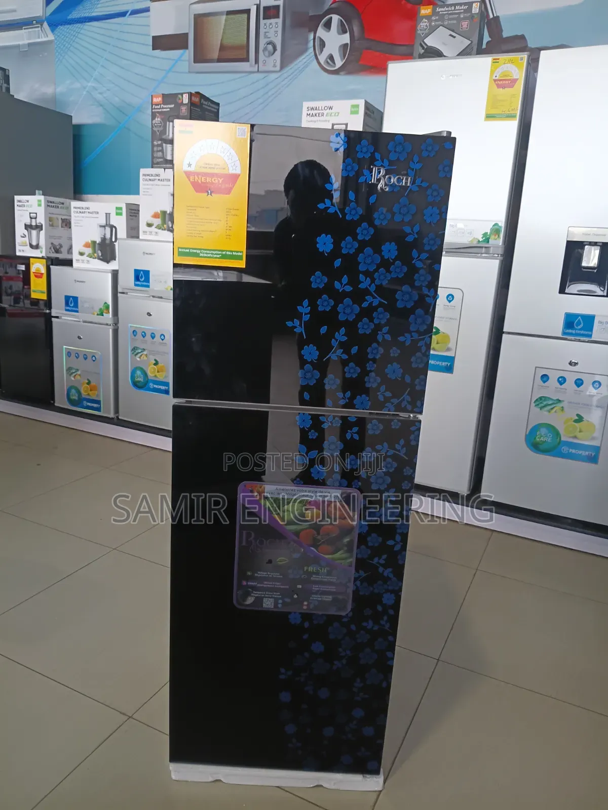Roch 138L Double Door Fridge (RFR-170DT-J):