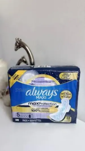 Always Maxi Size 5 Extra Heavy Overnight Pads ( 36-Count Packs)