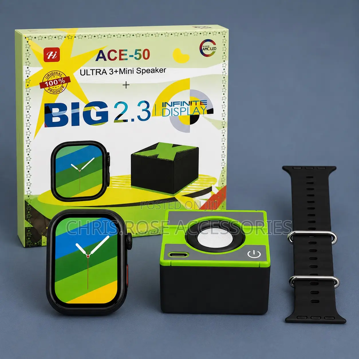 Smart Watch Mini Speaker Combo Set