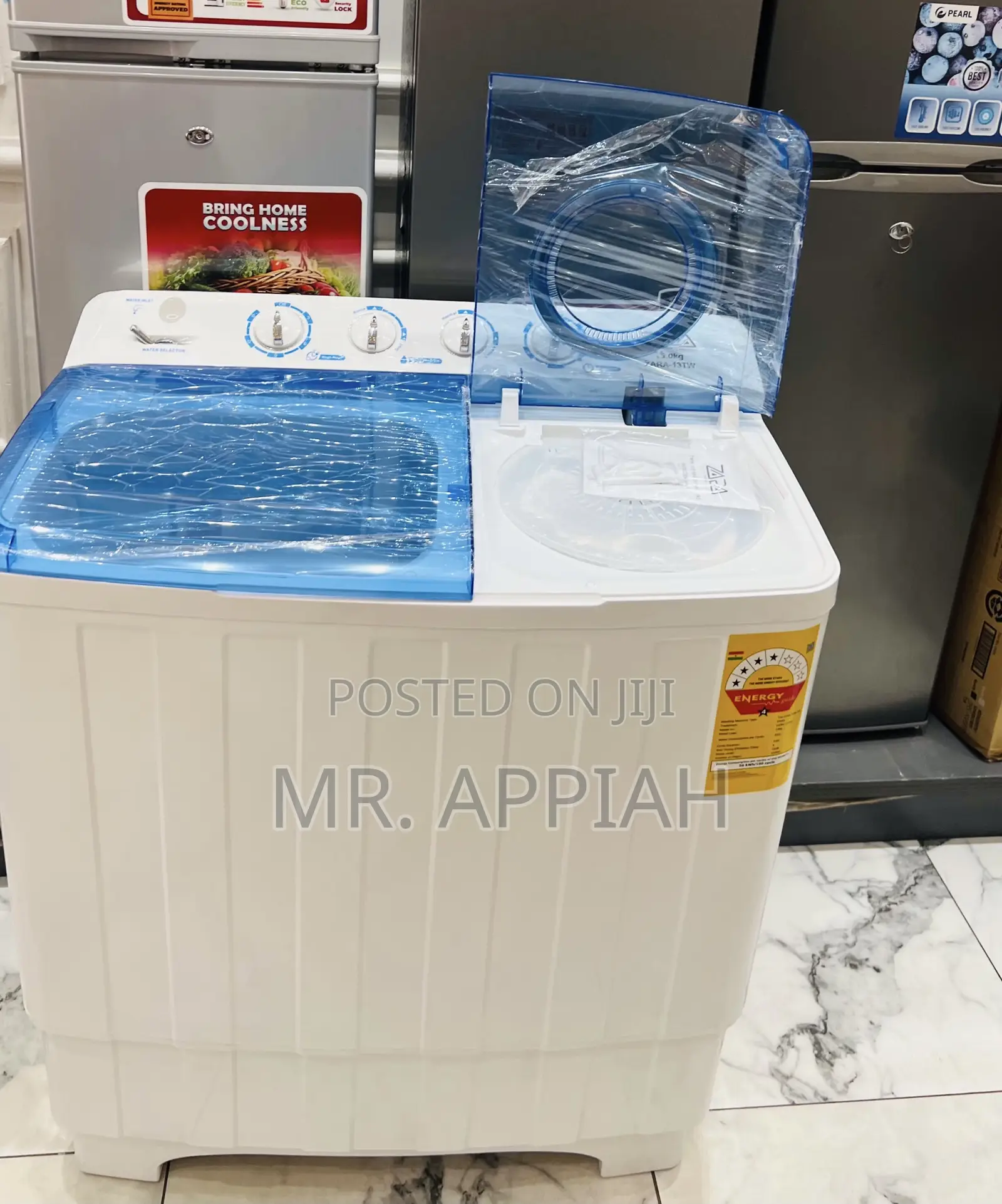 Classic Nasco 7kg Spin Dry Washing Machine(Transparent Lid).