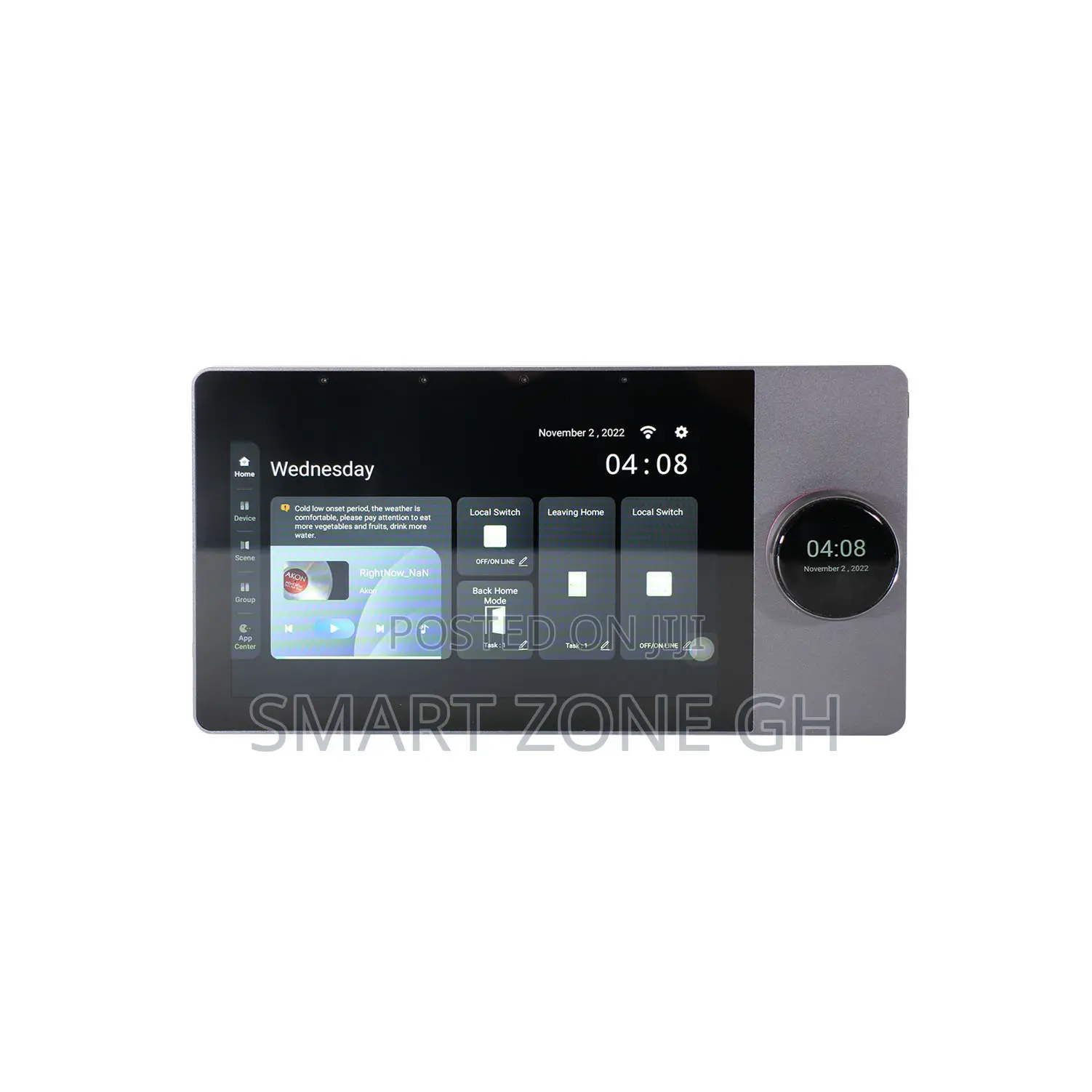 8-Inch 4-Ch Bluetooth Wall Amplifier With Android
