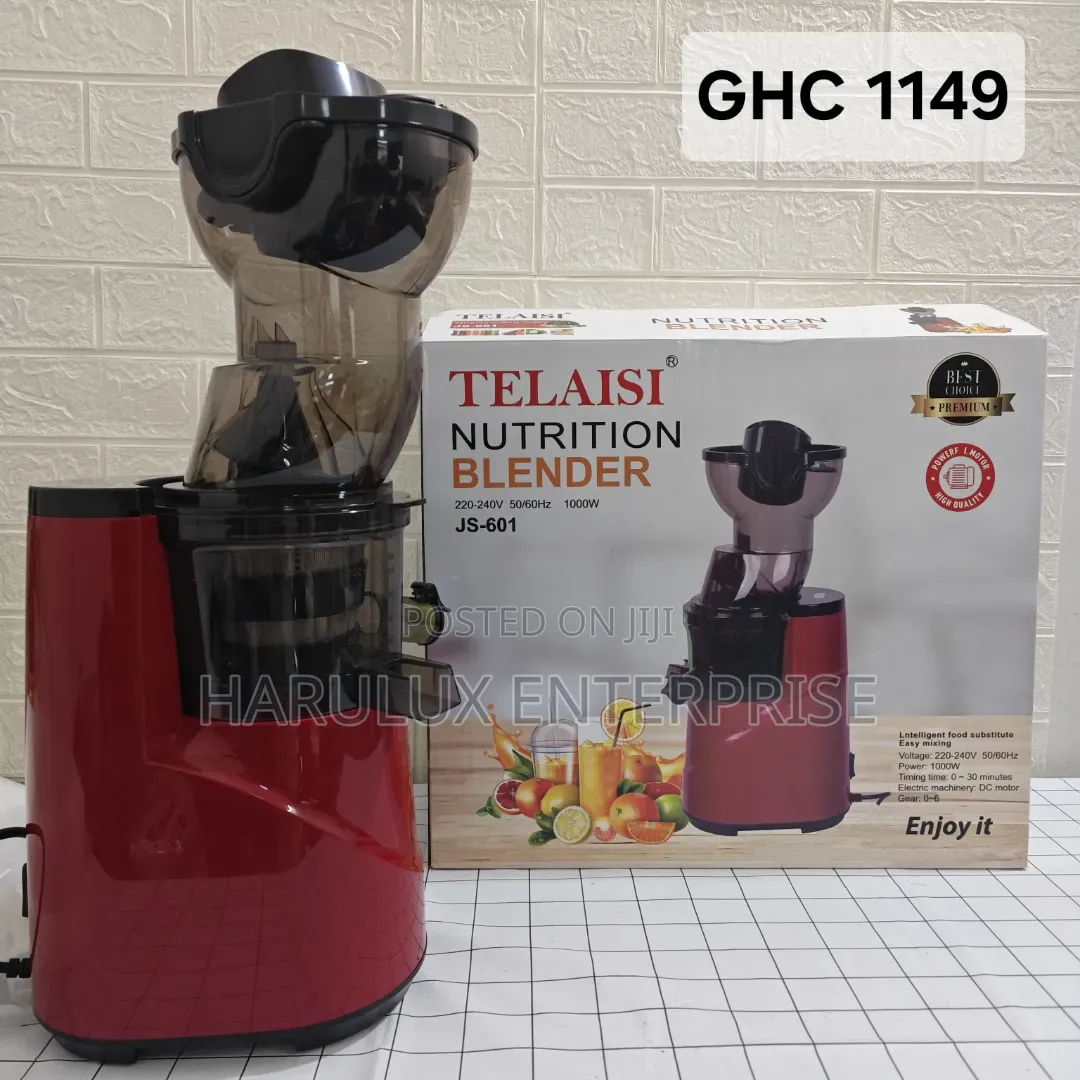 Telaisi JS-601 Nutrition Blender Slow Cold Press Juicer - 1000W